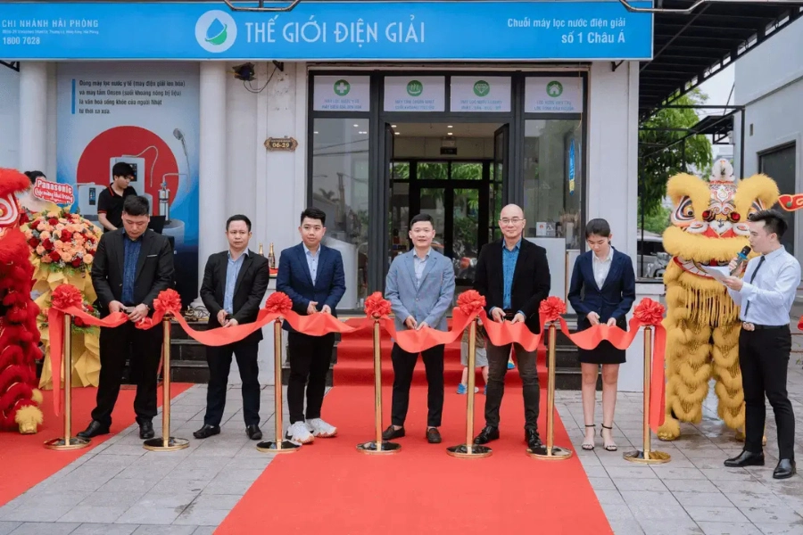 Hình ảnh hệ thống showroom và đại lý toàn quốc của thế giới lọc tổngHải Phòng