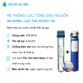 Hệ thống lọc nước tổng đầu nguồn 3M™ Aqua-Pure™ AP904 kèm lọc thô Aqua-Pure Cao Cấp