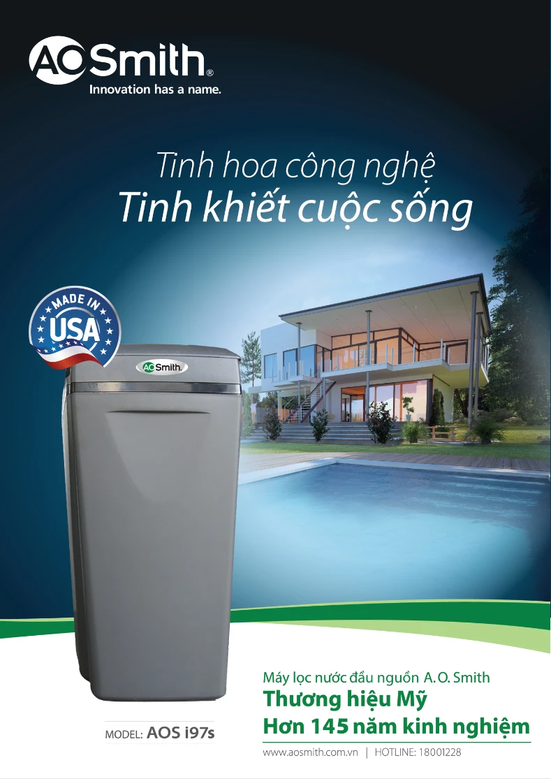 Hệ thống lọc nước đầu nguồn AO Smith i97S
