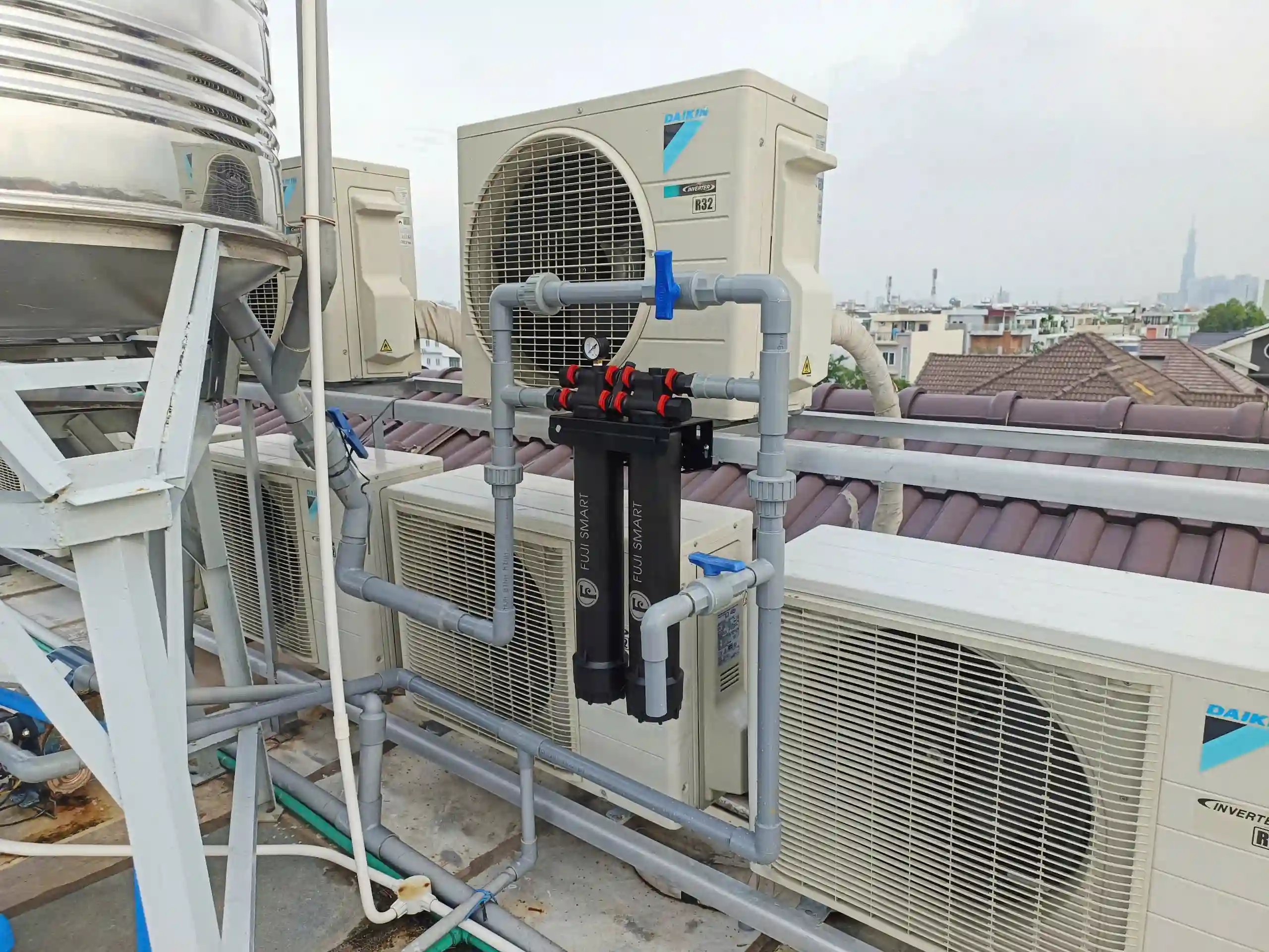 Dự án lắp đặt hệ thống lọc tổng Fuji Smart APT200 tại Quận Bình Thạnh 7 Dự án lắp đặt hệ thống lọc tổng Fuji Smart APT 200 tại Quận Bình Thạnh