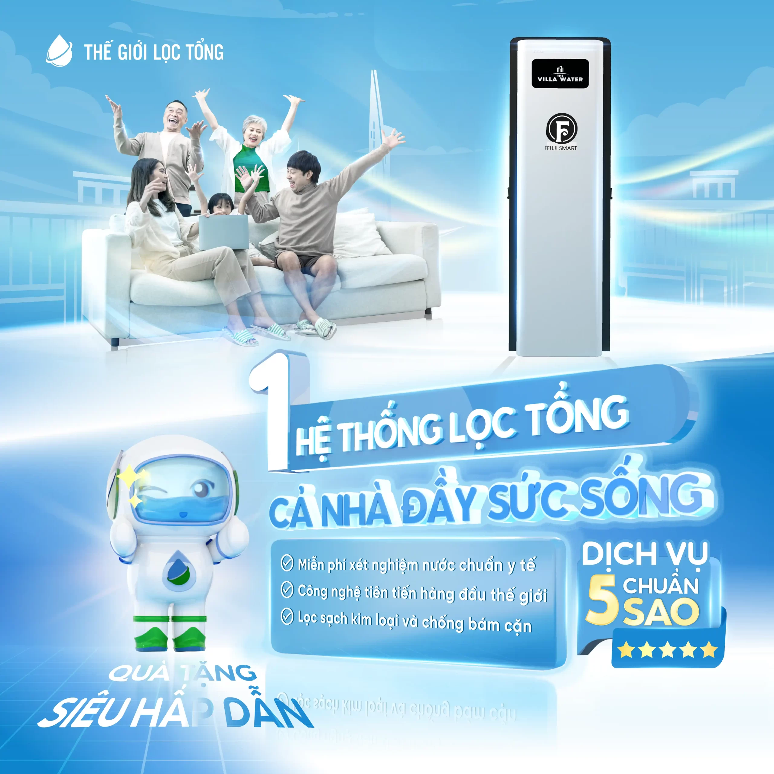 Thế giới Lọc Tổng là đơn vị phân phối hệ thống lọc tổng đầu nguồn chính hãng và uy tín