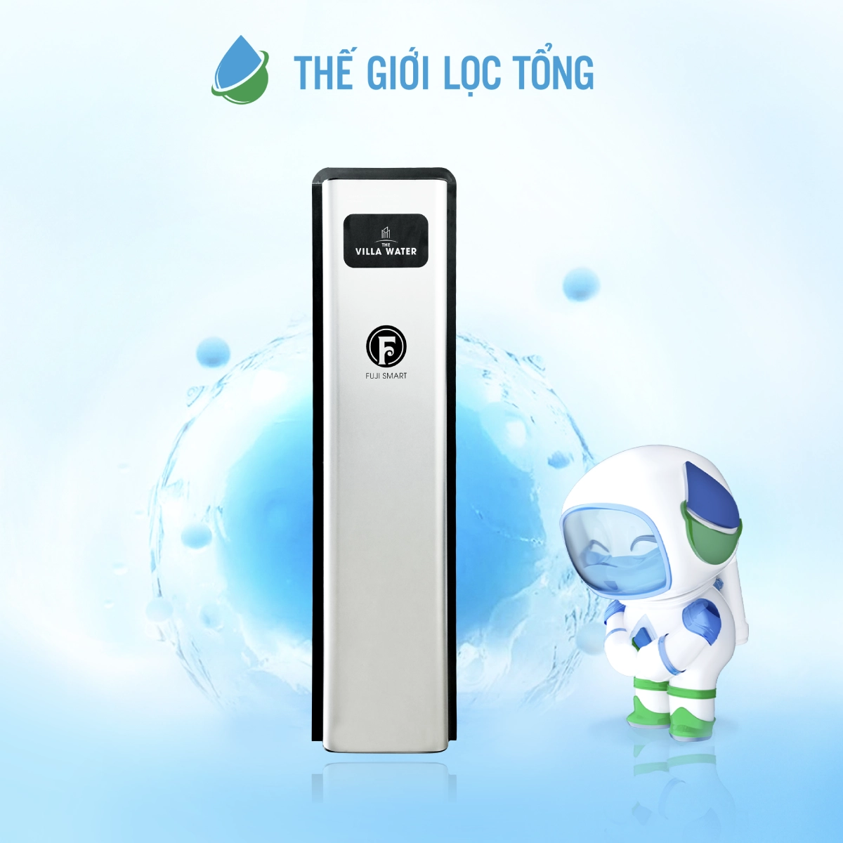 Hệ thống lọc tổng đầu nguồn Fuji Smart S800 Bản