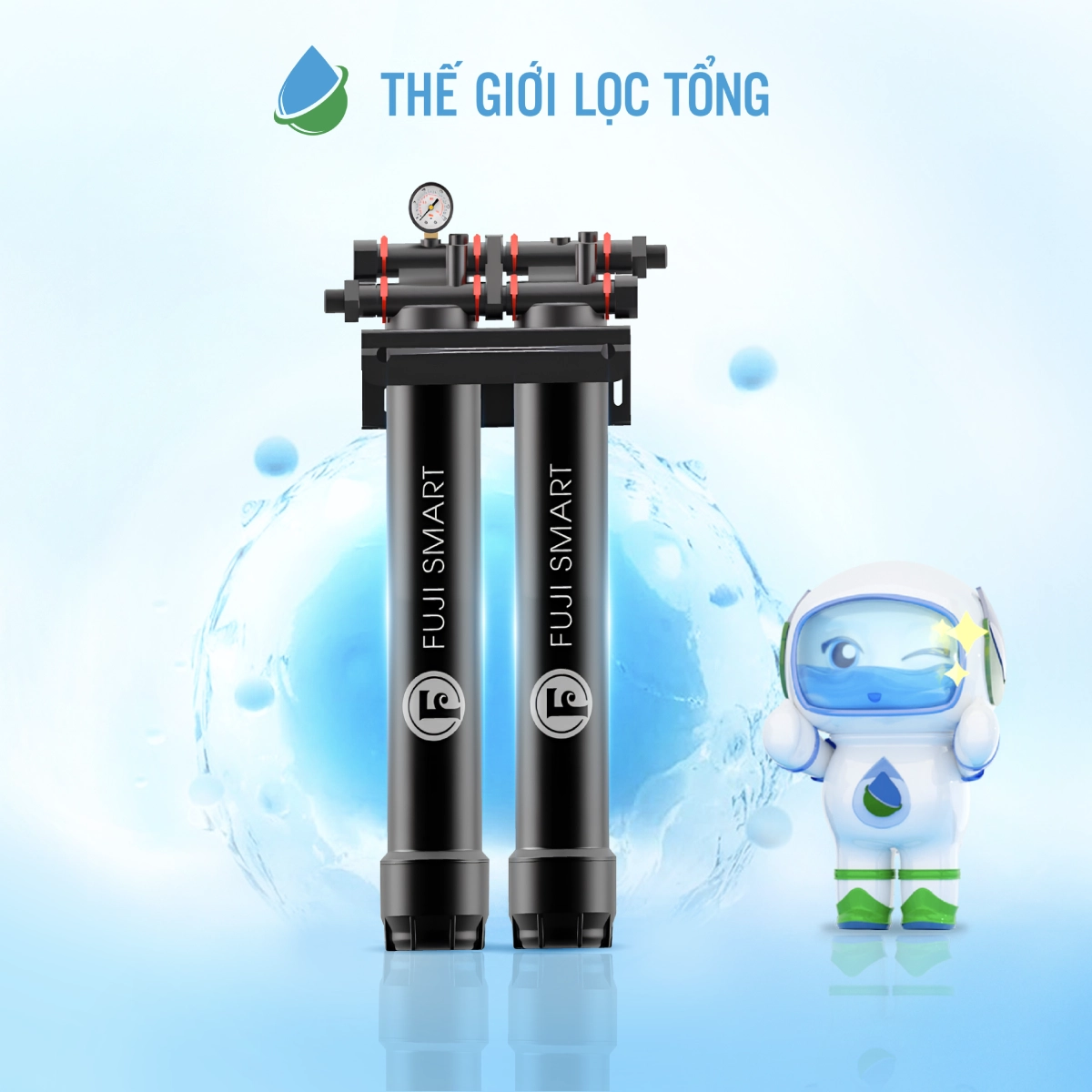 Top 7 lọc tổng đầu nguồn cho nước máy được khách hàng ưa chuộng 8 Fuji Smart APT200 là hệ thống lọc tổng đầu nguồn dành cho căn hộ chung cư
