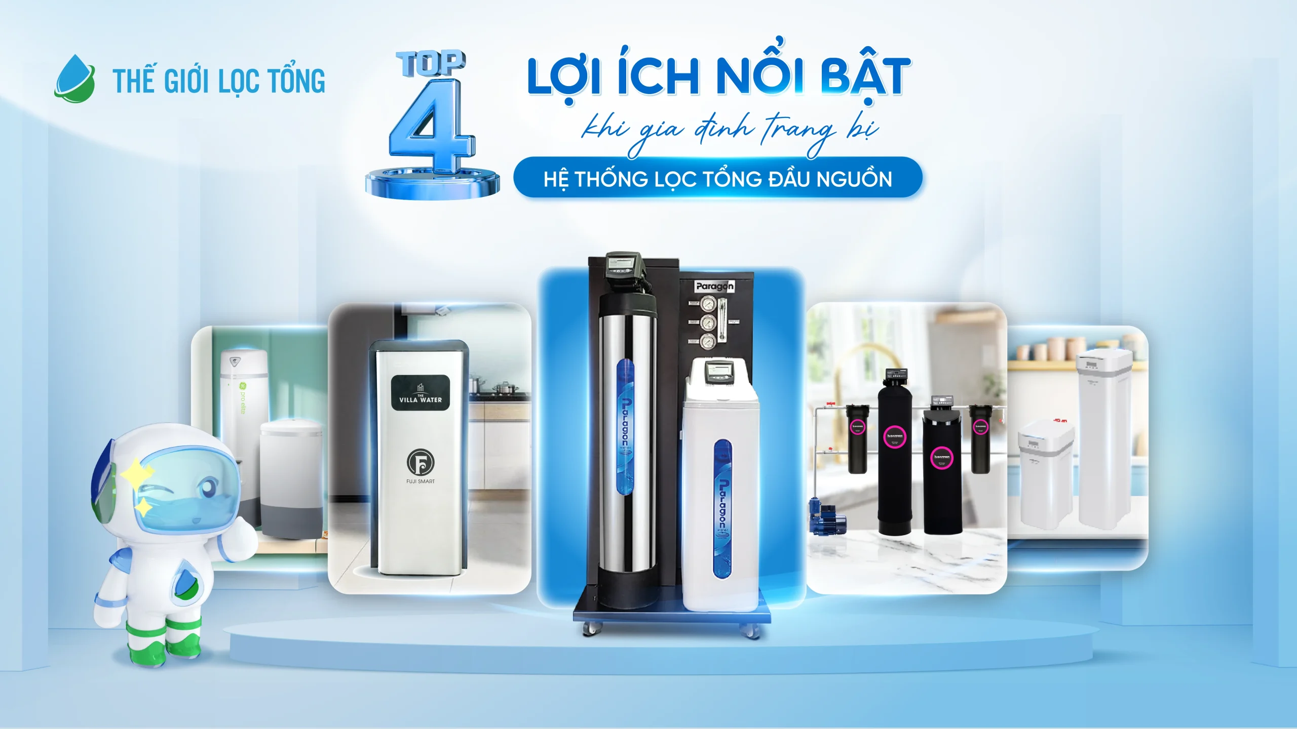 Top 4 lợi ích nổi bật khi gia đình trang bị hệ thống lọc tổng đầu nguồn