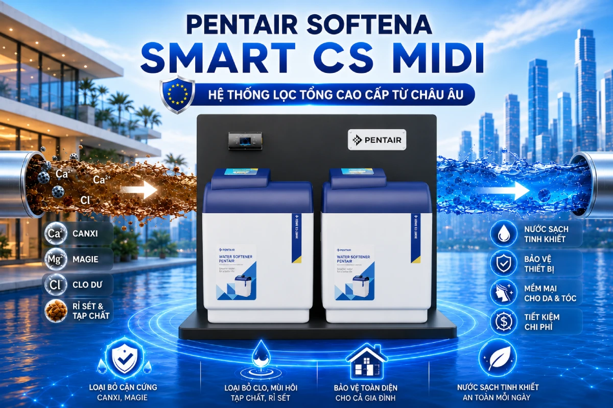 Hệ thống lọc tổng Pentair Midi