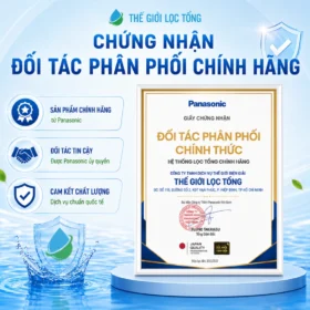chứng nhận phân phối chính thức loc tổng Panasonic